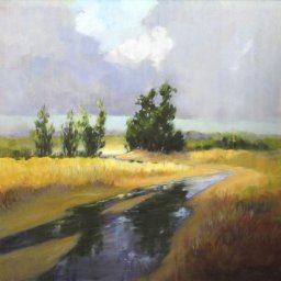 Clear Water Afternoon ● 36" x 36" ● Oil ● SOLD