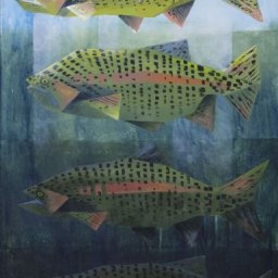 Fish Scale ● 18" x 28" ● Acrylic ● $2500