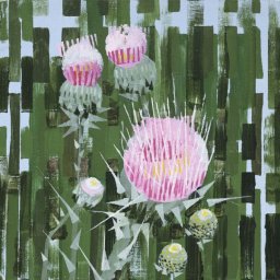 Light Thistle ● 10" x 10" ● Acrylic ● $500