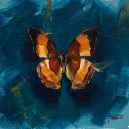 Butterfly VIII ● 4" x 4" ● Oil ● $298