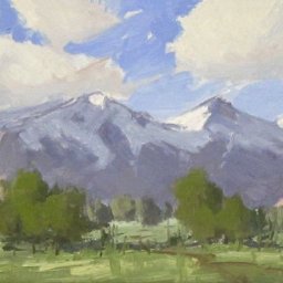 Mountains and Clouds ● 8" x 13" ● Oil ● SOLD