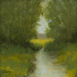 A Little Spot of Peace ● 6" x 6" ● Oil ● $250