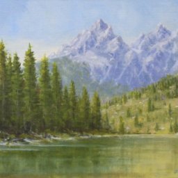 Spring Lake View ● 9" x 12" ● Oil ● SOLD