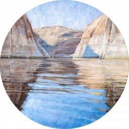 Lake Powell Reflection ● 13.5" x 13.5" ● Oil ● $975