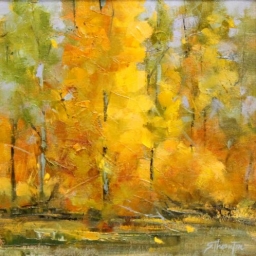 Flaming Woods ● 12" x 12" ● Oil ● SOLD